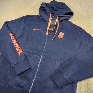 Syracuse Orange Jacket Men Medium Team Issued Nike Engineered Fleece Blue NCAA